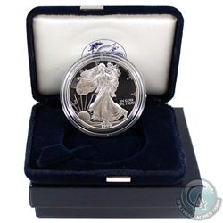 1999 United States Proof 1oz Fine Silver Eagle in all original mint packaging with COA. (Tax Exempt)