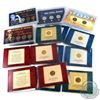 Image 1 : Estate Lot of United States Commemorative Coins and Sets Collection. You will receive 6x gold layere