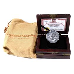 New Zealand Mint Issue: 2016 Niue $5 Journeys of Discovery - Ferdinand Magellan Fine Silver Coin (Ta