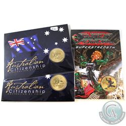 Perth Mint Issue: Lot of 3x Australian $1 Aluminum Bronze Coins. You will receive, 2014 Young Collec