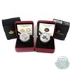 Image 1 : 2013 & 2014 Canada $10 Maple Leaf Fine Silver Coins. 2pcs (TAX Exempt)