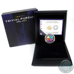 2017 Canada $25 35th Anniversary of Trivial Pursuit Fine Silver Coin. (TAX Exempt)