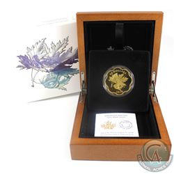 2018 Canada $20 Iconic Maple Leaves Gold Plated Fine Silver Coin. (TAX Exempt)