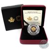 Image 1 : 2016 Canada $20 Majestic Maple Leaves with Drusy Stone Fine Silver Coin. (TAX Exempt) Outer sleeve i