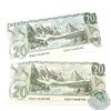 Image 1 : 2x 1979 $20 Bank of Canada Notes with Consecutive Serial Numbers - 52611648194-95. 2pcs