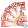 Image 1 : 4x 2004 $50 BC-65a Bank of Canada Notes with Consecutive Serial Numbers - AHJ6477103-06. 4pcs
