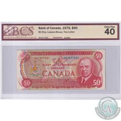 1975 $50 BC-51a, Lawson-Bouey, S/N: HD1477531, BCS Certified EF-40 (Graffiti)