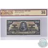 Image 1 : 1937 $20 BC-25c, Coyne-Towers, Changeover, S/N: H/E3670059, BCS Certified VF-35
