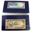 Image 1 : Bank of Jamaica 4-Banknote Set with Matching Star Serial Numbers *005150 in Laminated Sheets. You wi