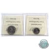 Image 2 : 1975 Canada 10-cent ICCS Certified MS-65 & 1973 25-cent Small Bust MS-65. 2pcs