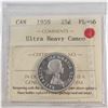Image 1 : 25-cent 1959 ICCS Certified PL-66 Ultra Heavy Cameo