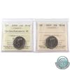 Image 1 : 2000W Canada 25-cent ICCS Certified MS-67 NBU &  & 2001P Canada 25-cent ICCS Certified MS-66.2pcs
