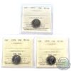 Image 1 : 1977,1978 & 1979 Canada 10-cent ICCS Ceritified MS-66. 3pcs