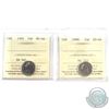 Image 1 : 1995 & 1998 Canada 10-cent ICCS certified MS-66. 2pcs