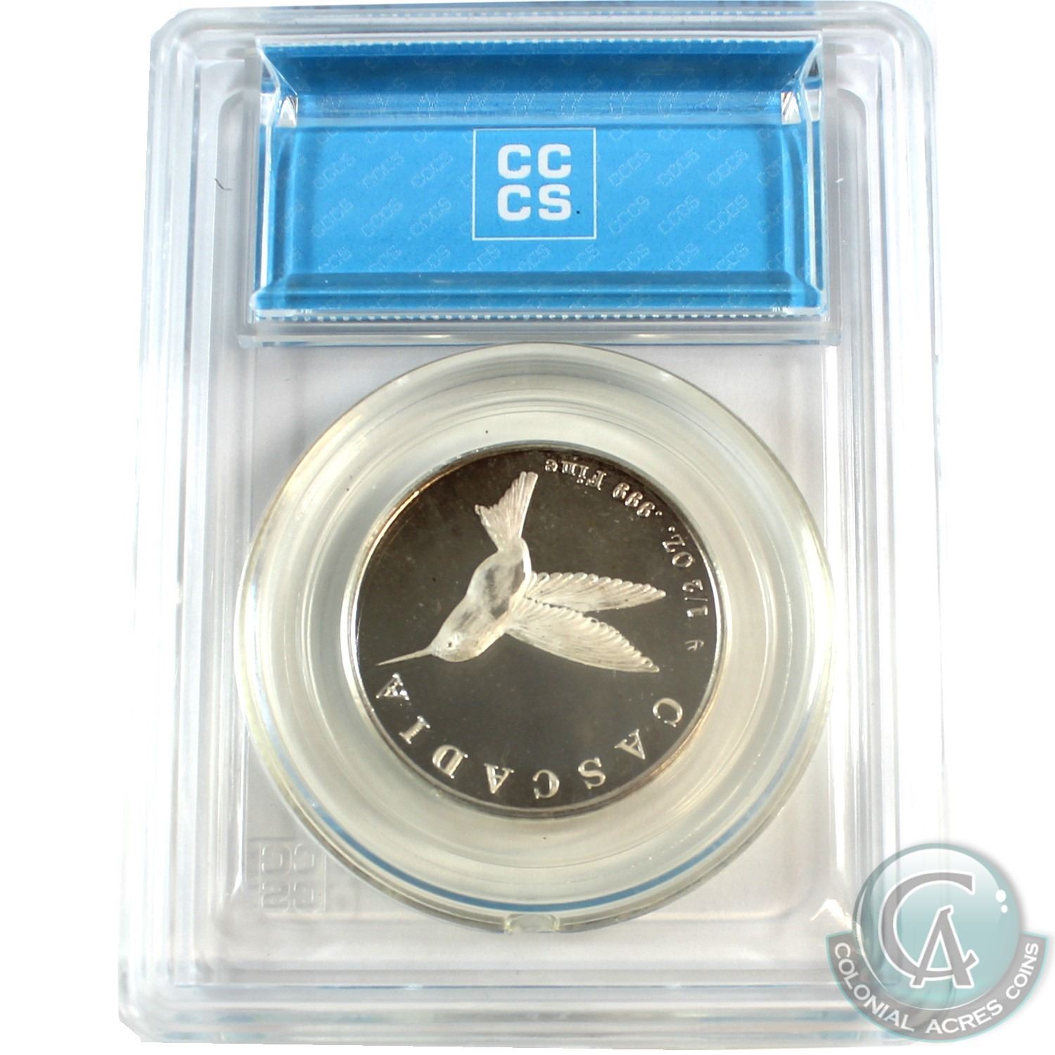 2011 Lasqueti Island 1/2oz Dragonfly CCCS Certified PF64 Heavy Cameo