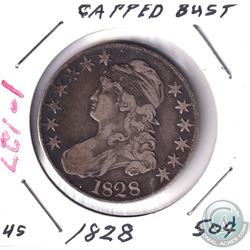 1828 United States Capped Bust 50-cent.