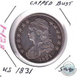 1831 United States Capped Bust 50-cent.