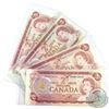 Image 1 : Consecutive 1974 Bank of Canada $2 Lawson-Bouey, R/N4812616/17 & B/E3508774/75. UNC+ Condition.  4pc