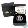 Image 1 : 2014 $5 Flowers in Canada - Tulip Fine Silver & Niobium Coin (Sleeve is bent). (TAX Exempt)