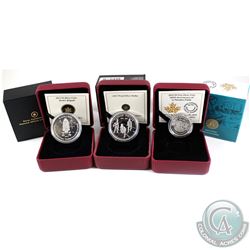 2012 Canada War of 1812 Bicentennial Proof Silver Dollar, 2013 Canada $5 Devil's Brigade & 2015 Cana