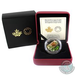 2015 Canada $20 Venetian Glass Turtle & Broadleaf Flower Fine Silver Coin (TAX Exempt)