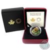 Image 1 : 2015 Canada $20 Venetian Glass Turtle & Broadleaf Flower Fine Silver Coin (TAX Exempt)