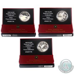 2005-2006 Canada $20 National Parks Fine Silver Coin Collection (Tax Exempt)  You will receive the 2