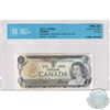 Image 1 : 1973 Bank of Canada $1, Crow-Bouey, EXA Prefix, 1374386. CCCS Certified CUNC-63 Test Note.