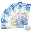 Image 1 : Consecutive 2001 Bank of Canada $5, Knight-Dodge, ANY/5593671/72/73/74/75. AU-UNC Condition. 5pcs.