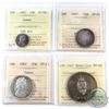 Image 1 : 1967 Canada ICCS Certified Coin Collection.  You will receive the following, 10-cent SP-66 Cameo, 25