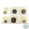 Image 2 : 1967-1975 Canada ICCS Certified SP-66 Coin Collection. You will receive the following, 1967 10-cent,