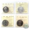 1964, 1965, 1966, 1967 Canada 50-cent ICCS Certified Collection. You will receive the following, 196