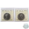 Nickel $1 1973 & 1974 ICCS Certified MS-65. 2pcs