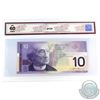Image 2 : BC-63aA 2001 Bank of Canada REPLACEMENT $10 Knight-Thiessen, FDU9800811.  FDU (9.240M-10.00M)