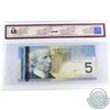 Image 2 : BC-67a Bank of Canada $5, Jenkins-Dodge, MISMATCHED SERIAL NUMBERS, BCS Certified F-15.  Serial # AP