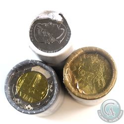 2017 Canada 25-cent 125th Anniversary of the Stanley Cup, 2016 $1 Lucky Loonie & 2017 $2 Battle of V
