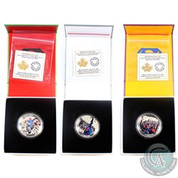 3x 2015 Canada $20 Superman Fine Silver Coins  (TAX Exempt) Iconic Superman: Action Comics #1 (2011)