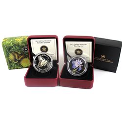 2013 $20 Butterflies of Canada - Canadian Tiger Swallowtail & 2013 $20 Swarovski Crystals - Blue Fla