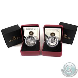 2012 & 2013 Canada $20 Group of Seven Fine Silver Coins - 2012 Arthur Lismer & 2013 Lawren S. Harris