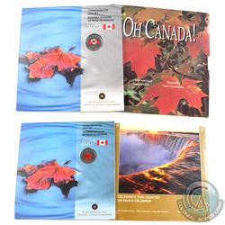 1997, 2005, 2007 & 2008 Oh Canada Gift Sets (2008 set is partly unglued). 4pcs