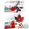 Image 1 : 4x 2017 & 2018 Canada Commemorative Fine Silver Coins and Gift Set. (TAX Exempt) You will receive 20