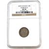 Image 1 : 1870 Canada 10-cent Narrow 0 NGC Certified AU-50