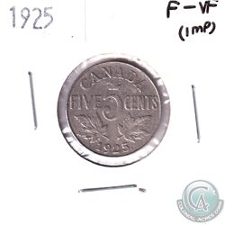 1925 Canada 5-cent F-VF (Impaired)