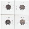Image 2 : Lot of 4x Canada 5-cent Dated 1874H Plain 4, 1883H, 1889 & 1893 in VG-F or EF (coins have various im