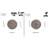 Image 1 : 1899 Canada 10-cent Small 9's F-VF (Scratched) & 1900 10-cent VF (Scratched). 2pcs