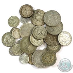 Lot of 28x Mixed Silver Coins from Australia. You will receive 146 grams total of silver coinage.