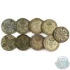 Image 1 : Lot of 9x Great Britain One Florin Silver Coins. You will receive 100 grams total of silver coinage.