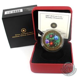 2007 Canada 50-cent Holiday Ornaments Lenticular Coin.