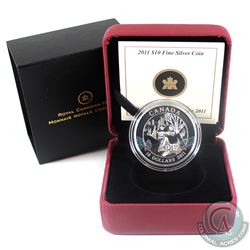 2011 Canada $10 Winter Town Fine Silver Coin (TAX Exempt)
