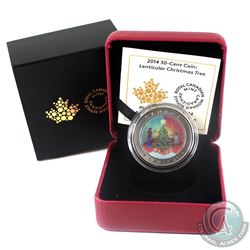 2014 Canada 50-cent Christmas Tree Cupronickel Lenticular Coin.